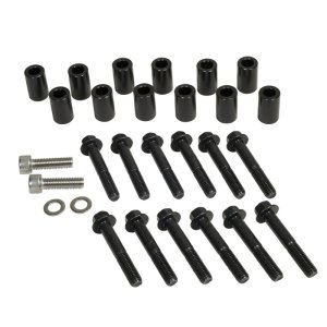 Dodge Ram Exhaust Manifold Bolt and Spacer Kit - BD Diesel - Class 10.9 Bolts and Black Oxide Spacers - Black Oxide - `98-`18 Dodge Ram Exhaust Manifold Bolt and Spacer Kit - BD Diesel - Class 10.9 Bolts and Black Oxide Spacers - Black Oxide - `98-`18
